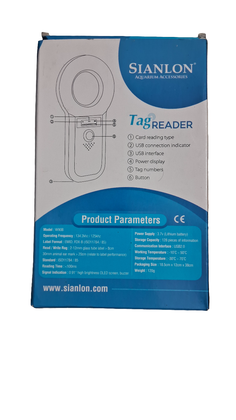 Animal Microchip Scanner (Tag Reader)