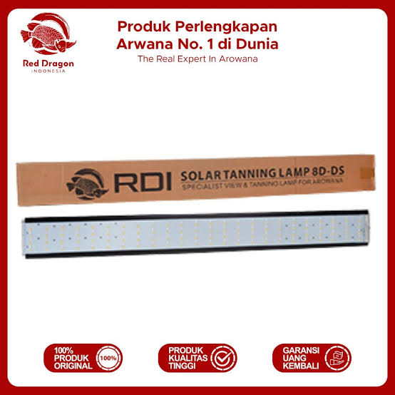 RDI SOLAR TANNING LAMP 8D-DS for Super Red Arowana (Professional Light).