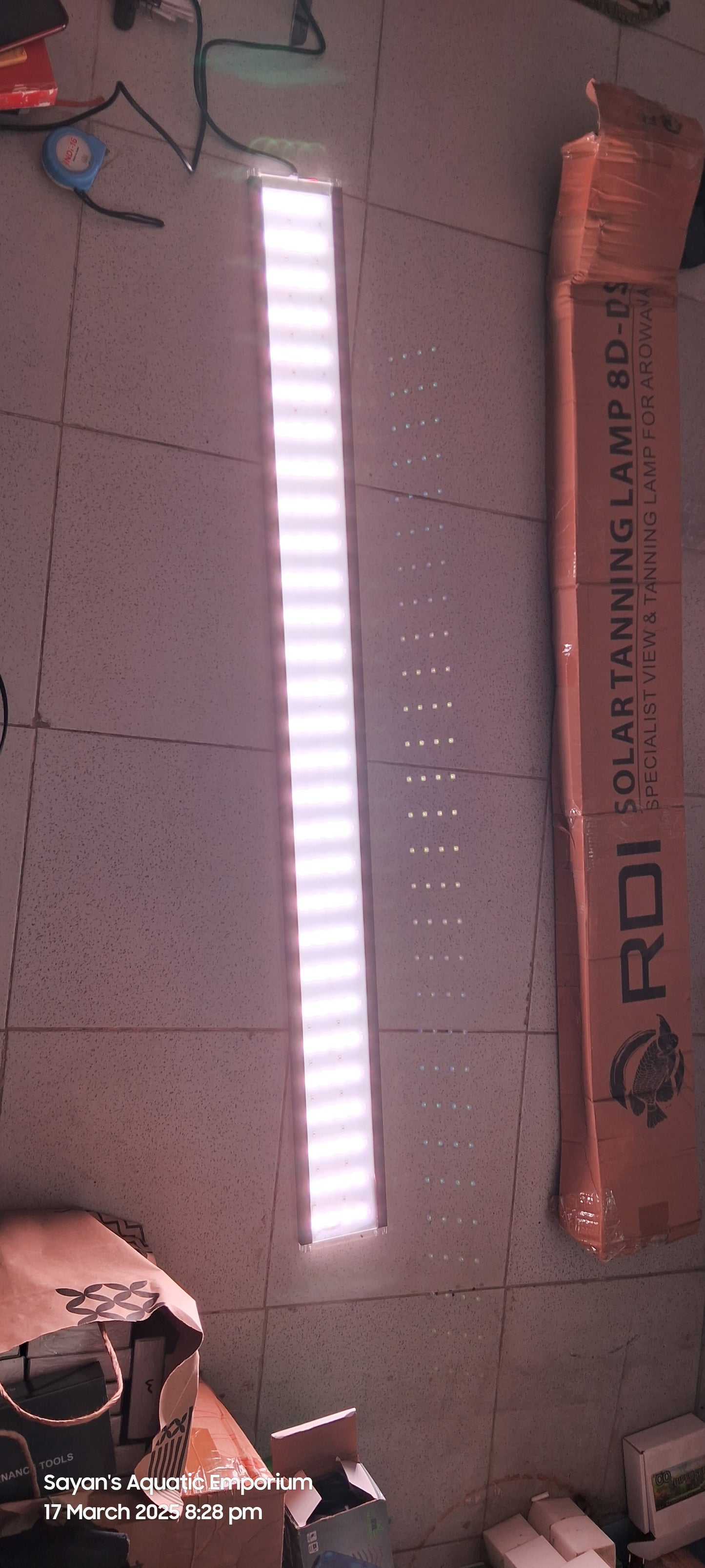 RDI SOLAR TANNING LAMP 8D-DS for Super Red Arowana (Professional Light).